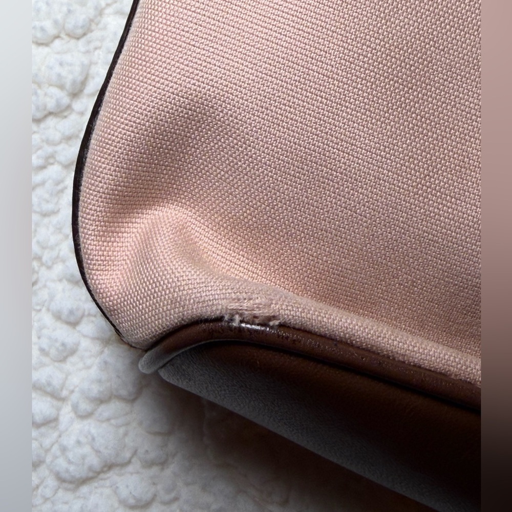 Vintage Gucci Sherry GG Pink and Brown Shoulder Bag - Picture 8 of 16